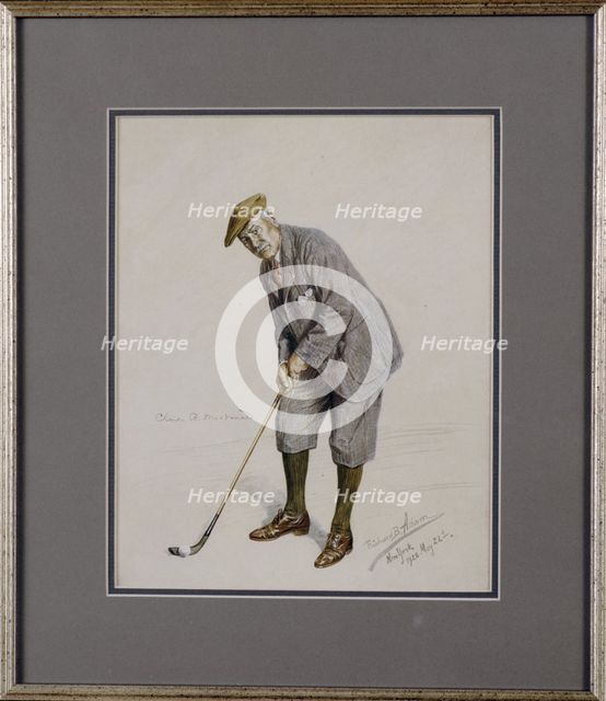 Charles Blair MacDonald, 'The American Sportsman', 1928. Creator: Richard B Adams.