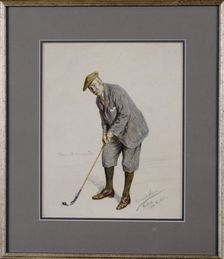 Charles Blair MacDonald, The American Sportsman 1928. Creator: Richard B Adams