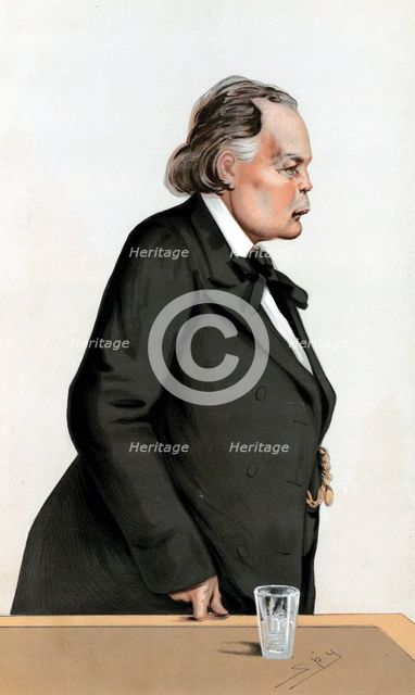 Charles Bradlaugh (1833-1891) British free-thinker and social reformer. Artist: Spy