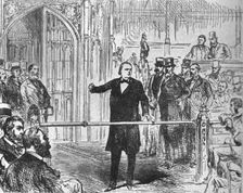 Charles Bradlaugh...Claiming the Right to Make the Affirmation of Allegiance... 1880, (1901). Creator: Unknown