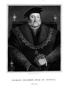 Charles Brandon, 1st Duke of Suffolk, (1824).Artist: E Scriven