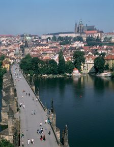 Charles Bridge, Prague, Czech Republic. Creator: Peter Thompson
