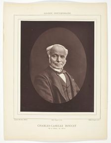 Charles-Camille Doucet, [French poet and playwright], c. 1880. Creator: Goupil and Co