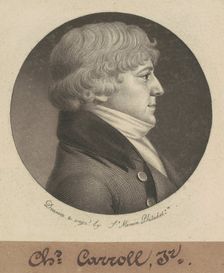 Charles Carroll, Jr., 1800. Creator: Charles Balthazar Julien Févret de Saint-Mémin
