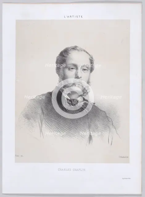Charles Chaplin, from "L'Artiste", August 1, 1859. Creator: Célestin Nanteuil.