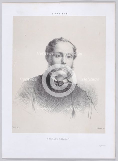 Charles Chaplin, from "L'Artiste", August 1, 1859. Creator: Célestin Nanteuil.
