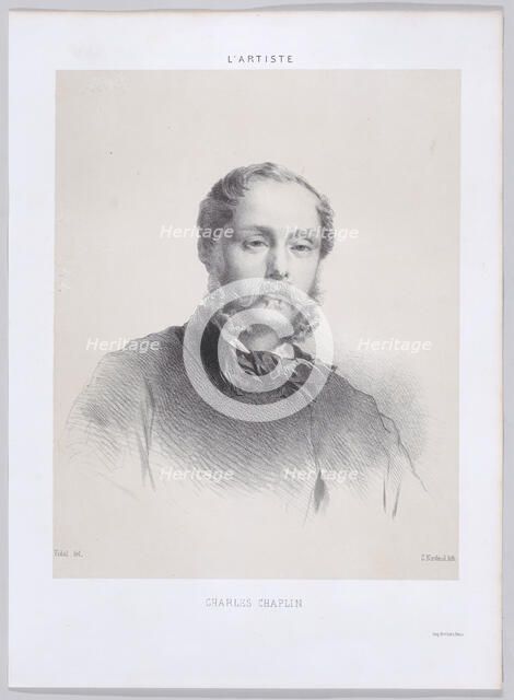 Charles Chaplin, from "L'Artiste", August 1, 1859. Creator: Célestin Nanteuil.