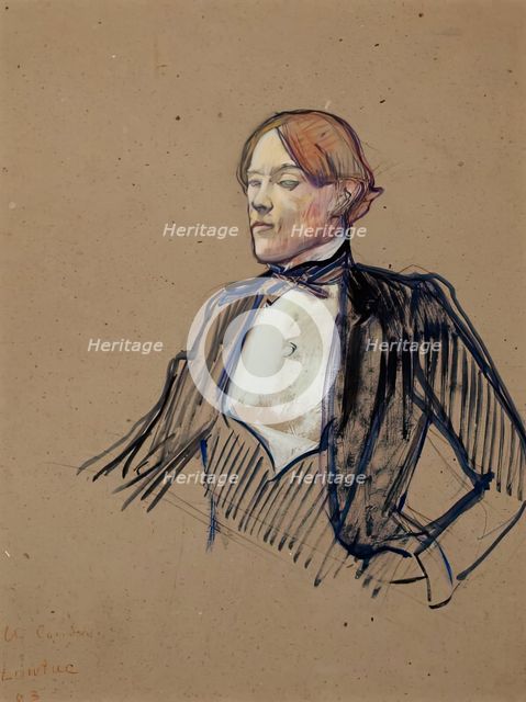 Charles Conder - Sketch for  'Aux Ambassadeurs: Gens Chics', 1893. Creator: Henri de Toulouse-Lautrec.