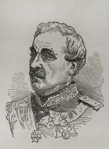 Charles Cousin-Montauban (1796-1878), 1st Count of Palikao, French general and statesman, 1870. Creator: Unknown