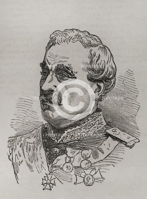 Charles Cousin-Montauban (1796-1878), 1st Count of Palikao, French general and statesman, 1870.  Creator: Unknown.