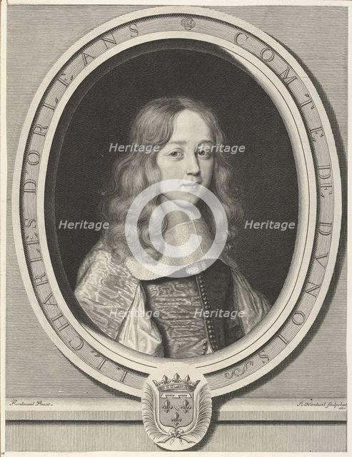 Charles d'Orléans-Longueville, Comte de Dunois, 1660. Creator: Robert Nanteuil.
