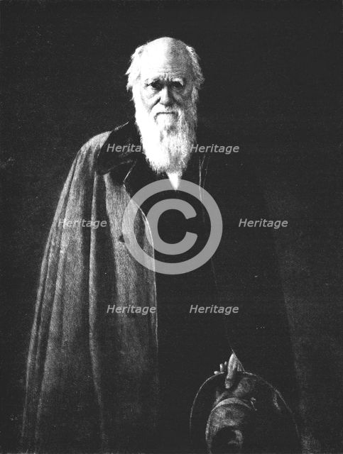 'Charles Darwin (1809-1882)', 1883, (1912). Artist: John Maler Collier.