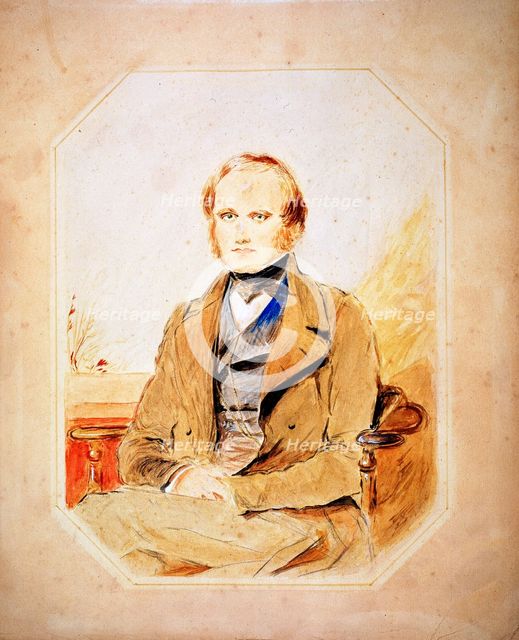 Charles Darwin, English naturalist. Creator: Unknown.