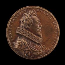 Charles de Valois, 1573-1650 [obverse], 1620. Creator: Abraham Dupre