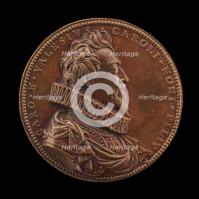 Charles de Valois, 1573-1650 [obverse], 1620. Creator: Abraham Dupre.
