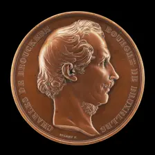 Charles de Brouckère, 1796-1860, Mayor of Brussels 1848 [obverse], 1854. Creator: Joseph Pierre Braemt