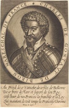 Charles de Gontaut, Duke of Biron. Creator: Thomas de Leu