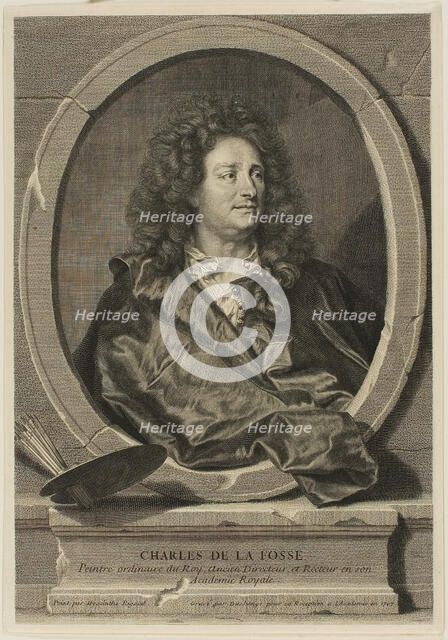 Charles de La Fosse, 1707. Creator: Gaspard Duchange.