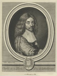 Charles de la Porte, duc de la Meilleraye (1602-1664) , ca 1690. Creator: Duflos, Claude (1665-1727)