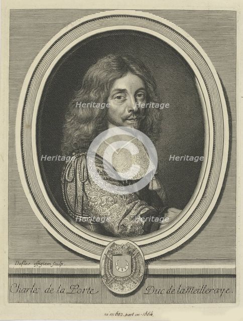 Charles de la Porte, duc de la Meilleraye (1602-1664) , ca 1690. Creator: Duflos, Claude (1665-1727).