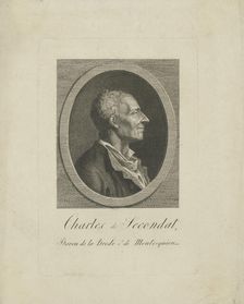 Charles de Secondat, Baron de Montesquieu (1689-1755), c. 1795. Creator: Anonymous
