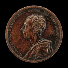 Charles de Secondat, Baron of La Brède and Montesquieu, 1689-1755..., [obverse], 1753. Creator: Jacques-Antoine Dassier
