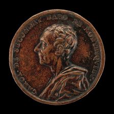 Charles de Secondat, Baron of La Brède and Montesquieu, 1689-1755..., [obverse], 1753. Creator: Jacques-Antoine Dassier