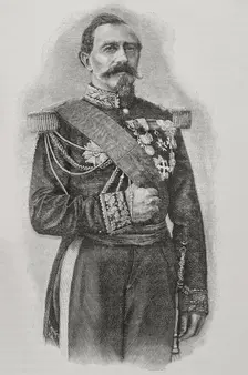 Charles Denis Bourbaki, (1816-1897), French general, 1891. Creator: Unknown