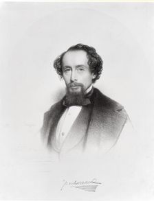 Charles Dickens (1812-1870), 1858. Creator: Charles Baugniet