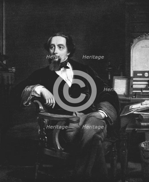 'Charles Dickens (1812-1870)', 1859, (1912). Artist: William Powell Frith.