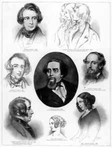 Charles Dickens (1812-1870), English novelist, 1892
