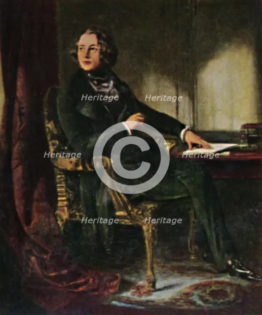 'Charles Dickens 1812-1870. - Gemälde von Maclise', 1934. Creator: Unknown.