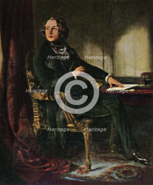 'Charles Dickens 1812-1870. - Gemälde von Maclise', 1934. Creator: Unknown.