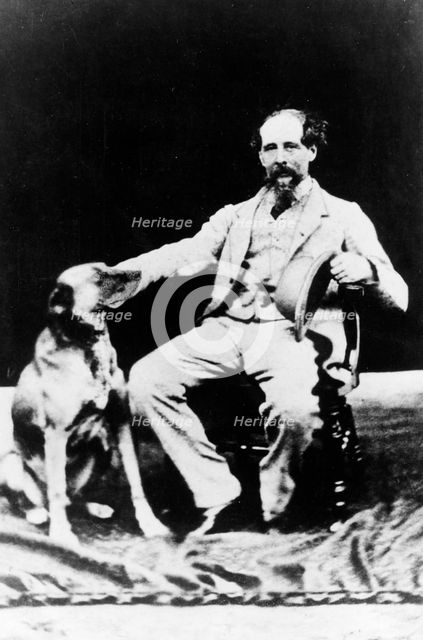 Charles Dickens (1812-70) English author, (c1860s?). Artist: Unknown