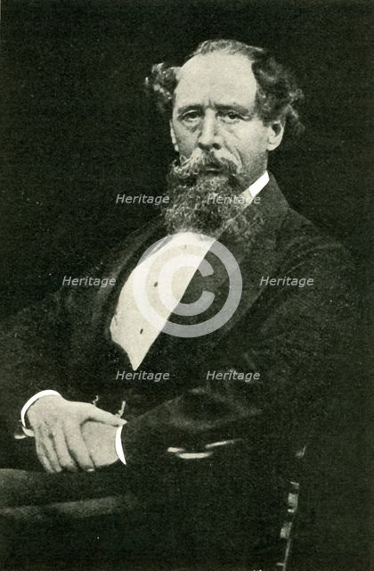 Charles Dickens, 1850s, (1902). Creator: Unknown.