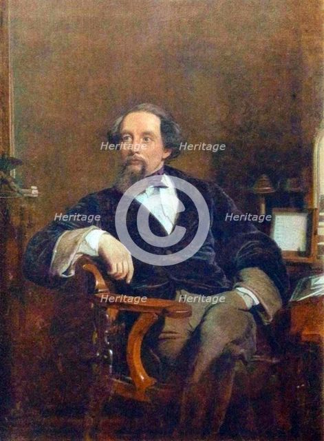 Charles Dickens, 1859. Creator: Unknown.