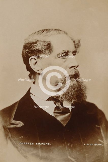 'Charles Dickens', 1867.  Creator: London Stereoscopic & Photographic Co.