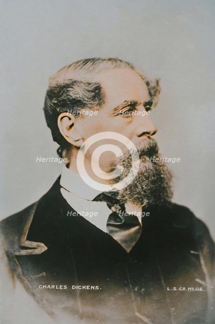 'Charles Dickens', 1867.  Creator: London Stereoscopic & Photographic Co.