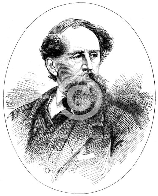 Charles Dickens, 19th century English novelist. Artist: Unknown