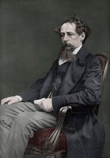 Charles Dickens, 19th century English author, (1910)