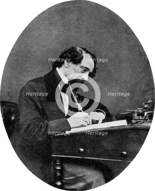 Charles Dickens, British novelist, 19th century (1956). Artist: Unknown