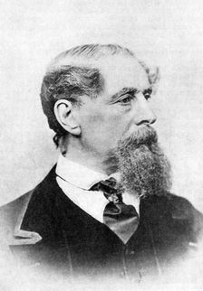 Charles Dickens, English author, c1850-1870. Creator: Unknown