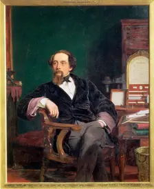 Charles Dickens, English novelist, 19th century. Creator: William Powell Frith