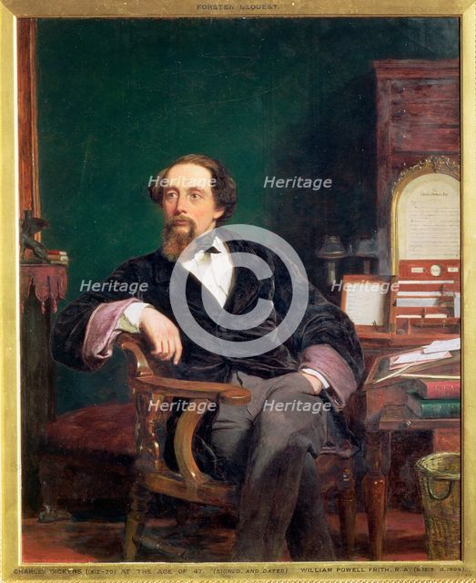 Charles Dickens, English novelist, 19th century. Creator: William Powell Frith.