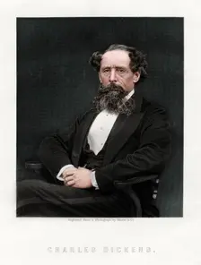 Charles Dickens, English novelist and journalist, 1876
