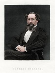 Charles Dickens, English novelist and journalist, 1876