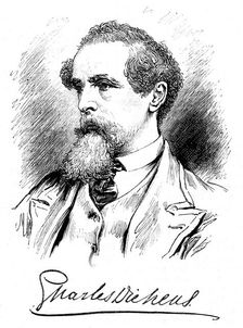Charles Dickens, English novelist and journalist, c1860s