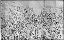 Charles Dickens presiding at the Newsvendors Dinner, 5th April 1870 (1912)