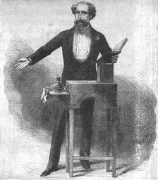 Charles Dickens's last reading at St. James's Hall, March 15, 1870, (1901). Creator: Unknown
