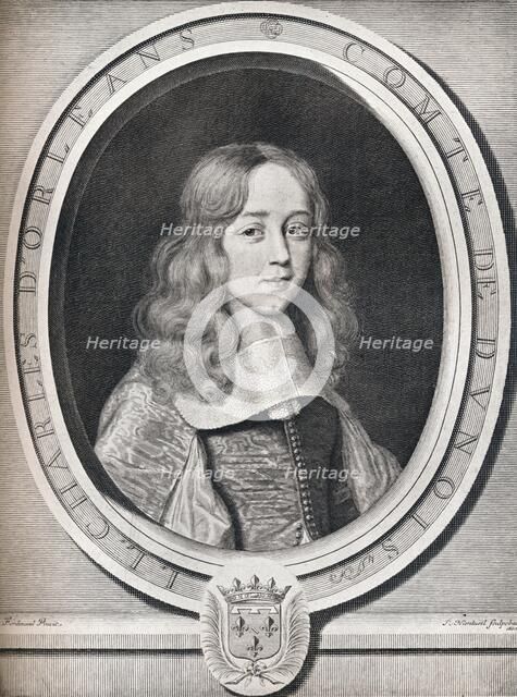 Charles D'Orleans, Comte De Dunois, 1660, (1922). Artist: Robert Nanteuil